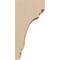 Ekena Millwork 4"W x 4"D x 8"H Wide Pescadero Rough Cedar Woodgrain TimberThane Corbel, Primed Tan CORUR04X04X08PECRCPR - alternate 3